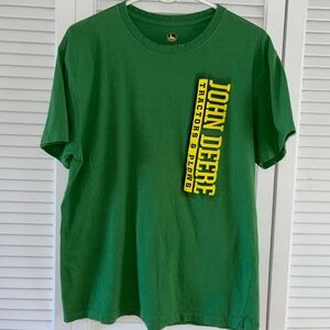 John Deere “Power To The Farmer”Youth Lg 100% Cotton Short Sleeve Tee Shirt